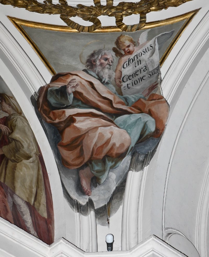 San Gioacchino; Angelo reggicartiglio